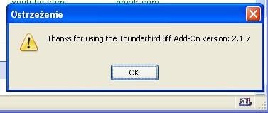 Wyświetlanie informacji o nowych wiadomościach w Thunderbirdzie pod postacią ikony w przeglądarce internetowej