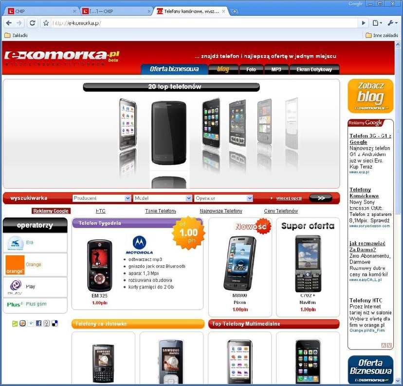 Czytelna porównywarka ofert telefonii komórkowych