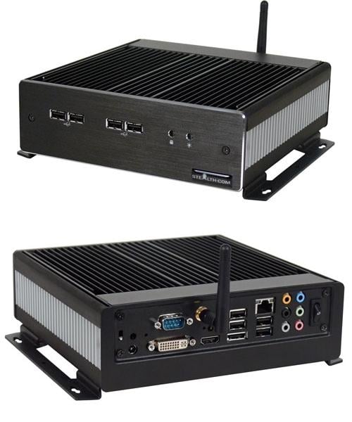 Kompaktowy komputer bez wentylatora