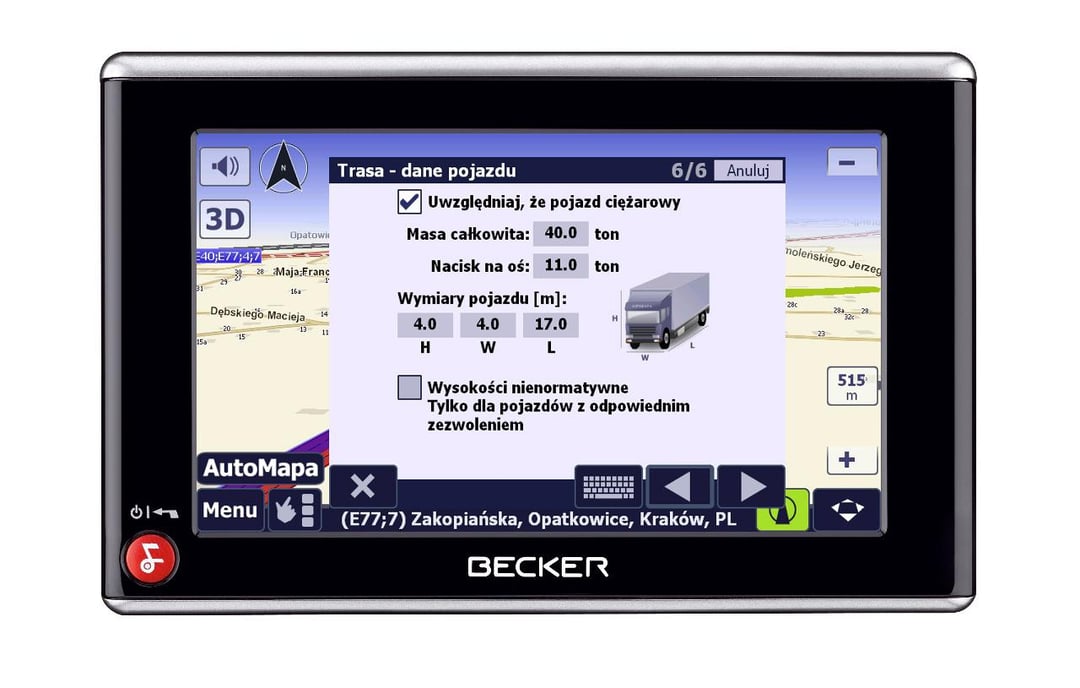 Harman/Becker prezentuje nowe mapy w swoich urządzeniach