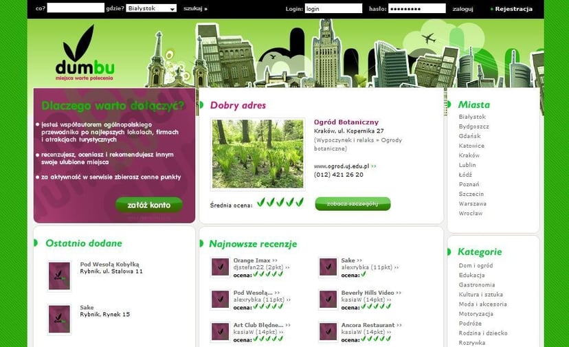 Dumbu, czyli internauci oceniają atrakcje turystyczne