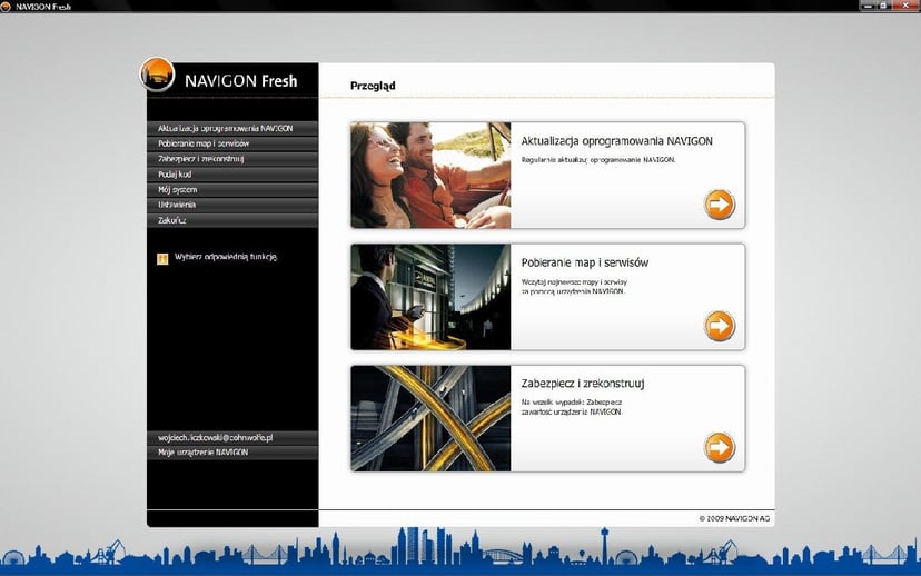 Nawigacja NAVIGON Fresh odświeżona