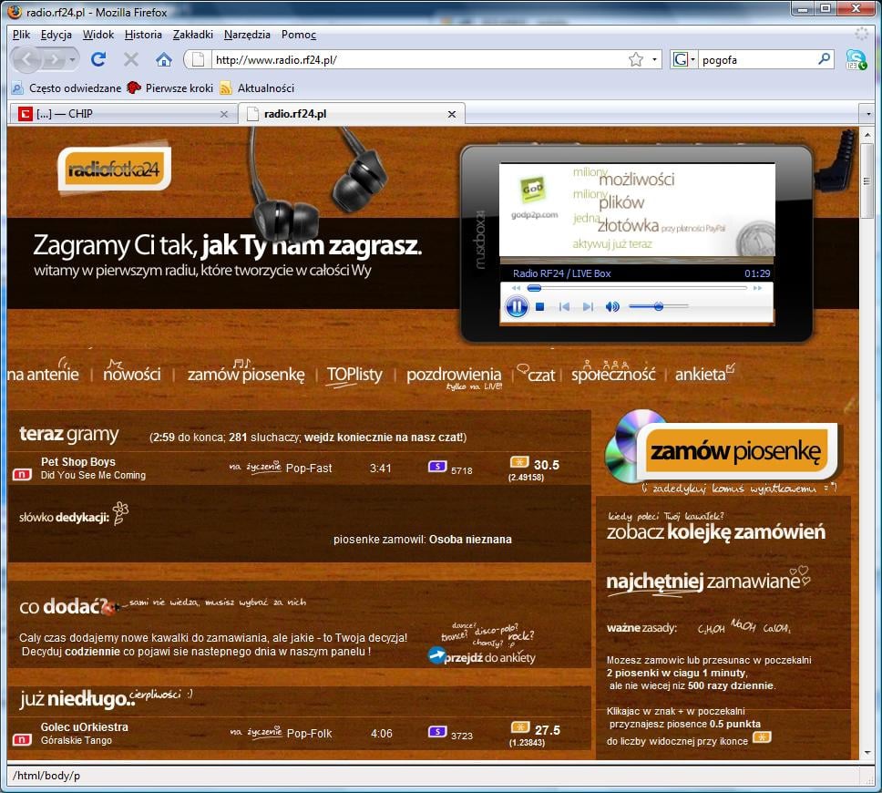 Internetowe granie na żądanie