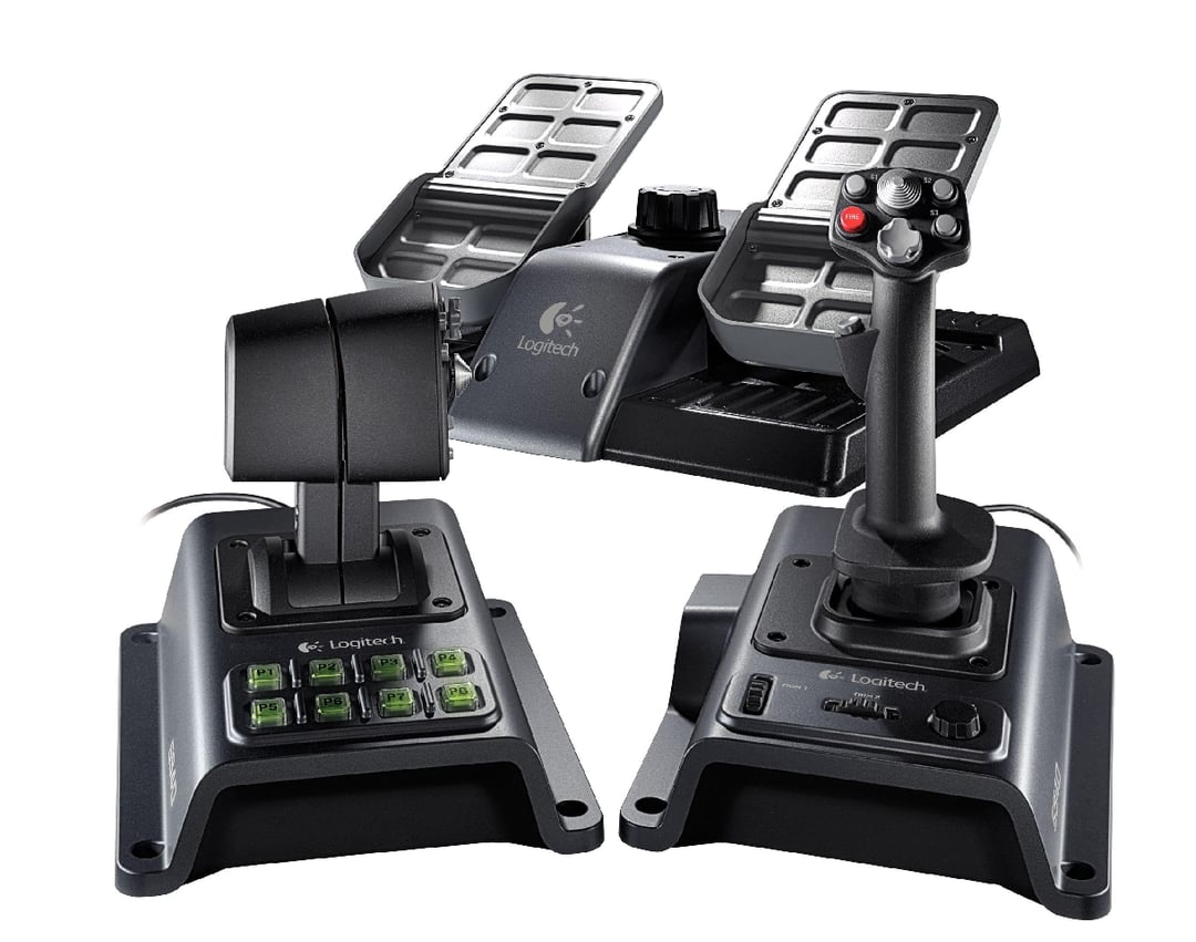 Zaawansowany zestaw do symulacji lotów od Logitecha