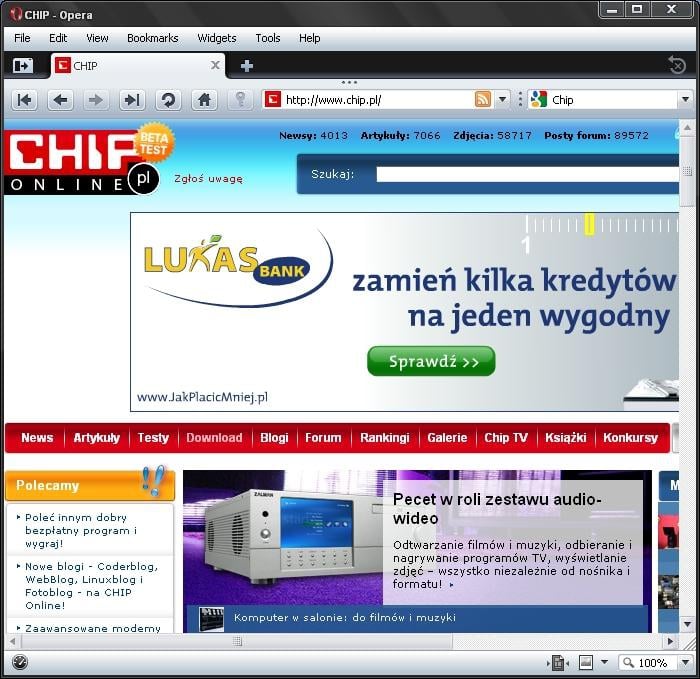 Ładniejsza i jeszcze szybsza – Opera 10 beta!