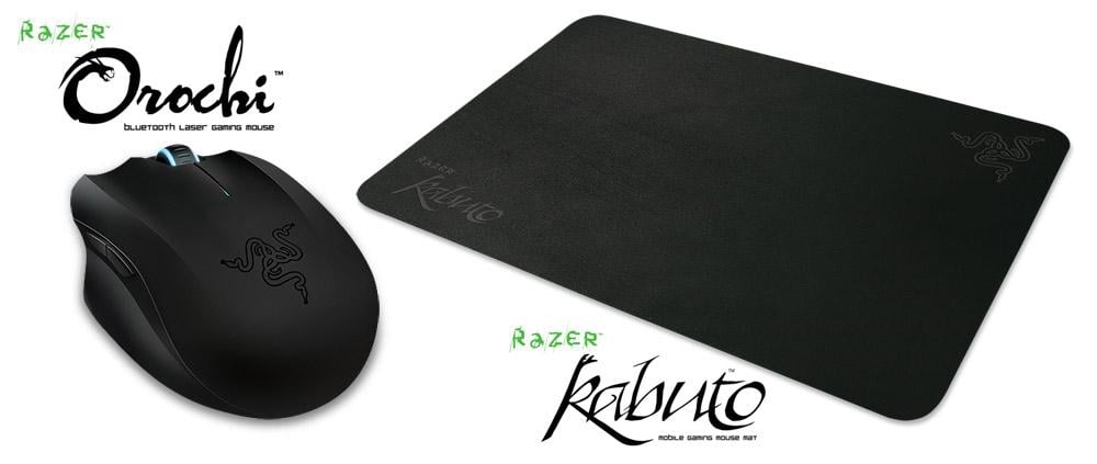 Mobilny duet od Razera – mysz Razer Orochi i podkładka Razer Kabuto.