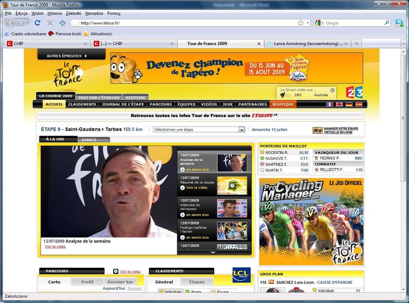 Jak oglądać Tour de France w Internecie