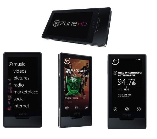 Microsoft Zune HD tańszy od iPoda Touch