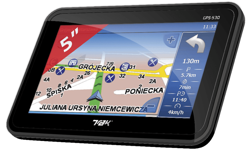 Nawigacja Trak z szybkim, dwurdzeniowym procesorem