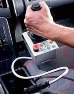 Samochód sterowany joystickiem