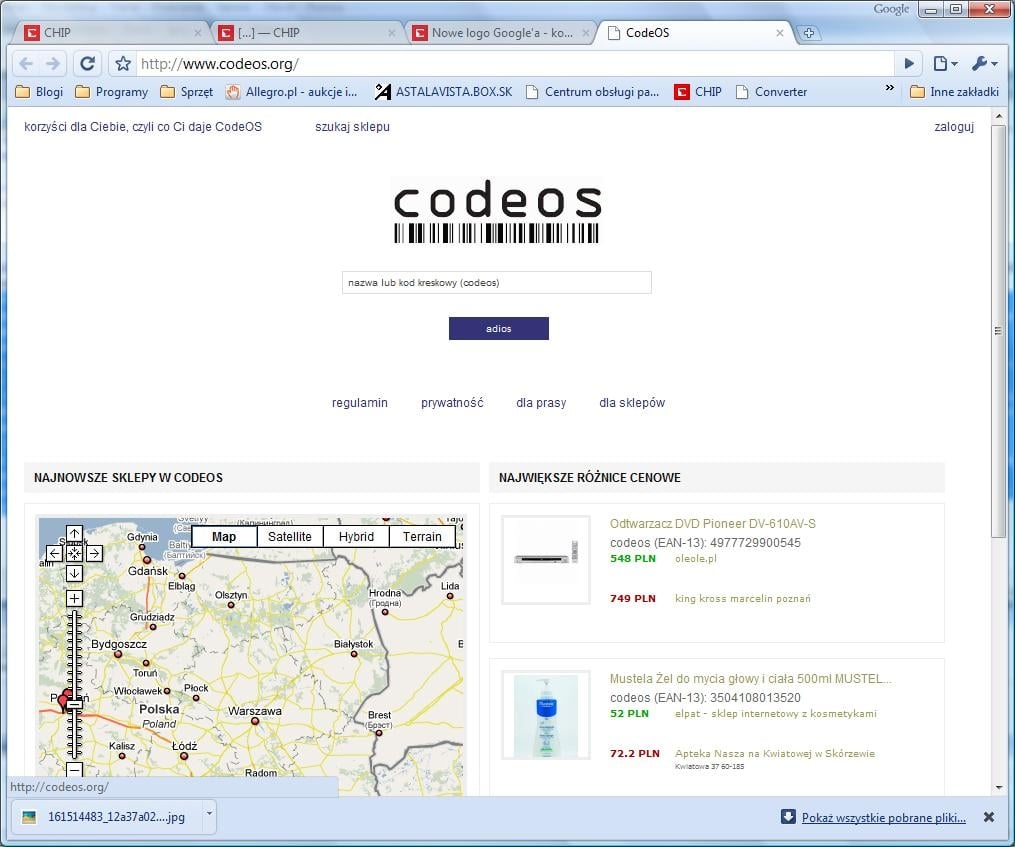 Innowacyjna porównywarka cen oparta na kodach kreskowych
