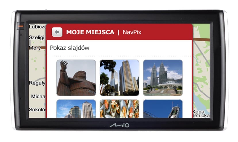 7 cali nawigacji i multimediów od Mio