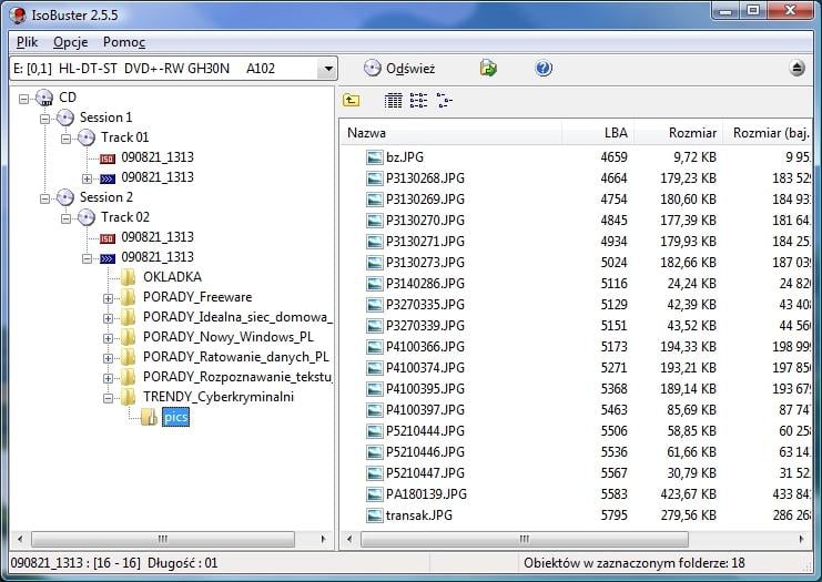Odzyskiwanie danych z nośników przenośnych