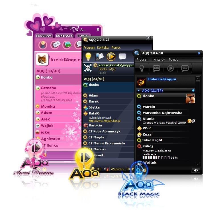 AQQ sprawniej obsługuje Gadu-Gadu i Windows 7
