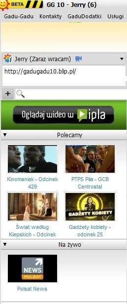 Telewizja w Gadu-Gadu