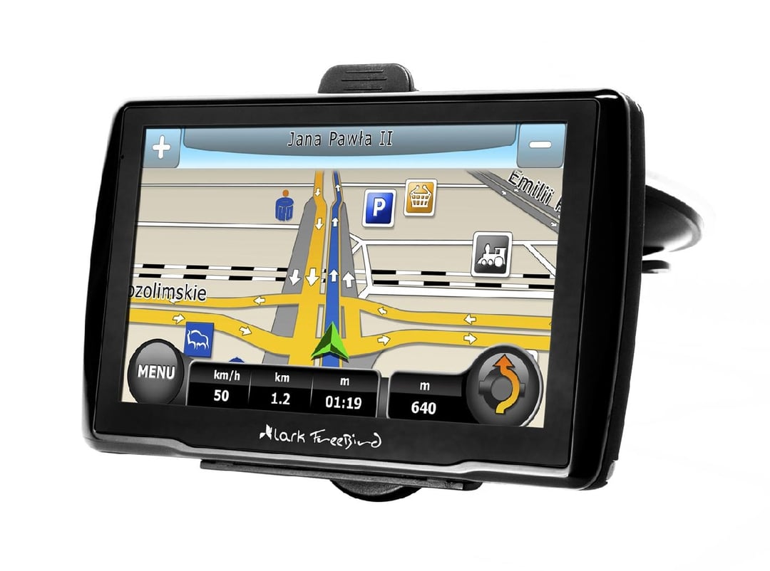 5-calowa, wydajna nawigacja z czułym odbiornikiem GPS