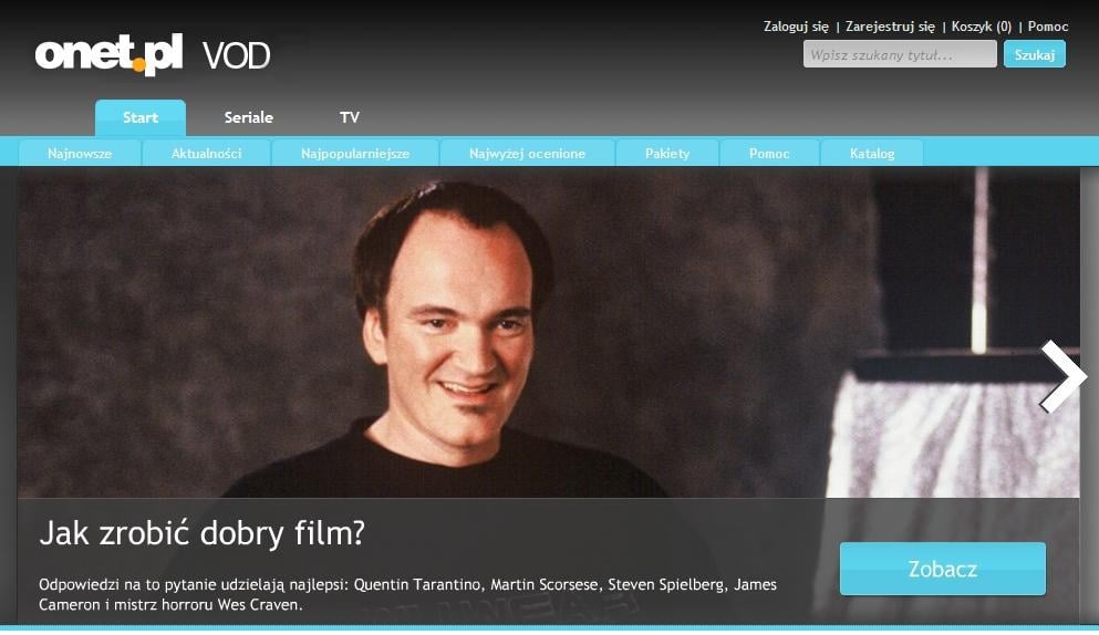 Onet.pl uruchomił serwis “wideo na żądanie” we współpracy z TVN i Warner Bros. Entertainment