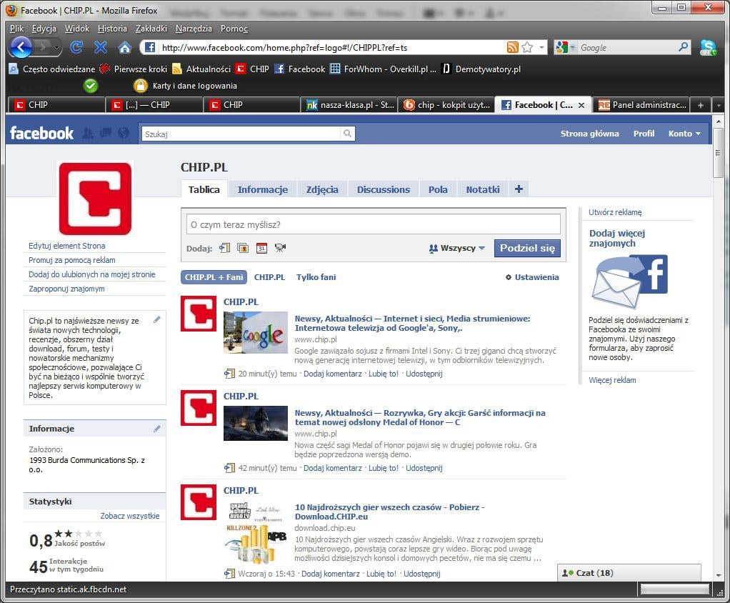 Reklama na Facebooku przynosi efekty