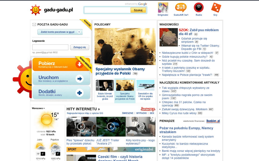 Gadu-Gadu i poczta elektroniczna w jednym