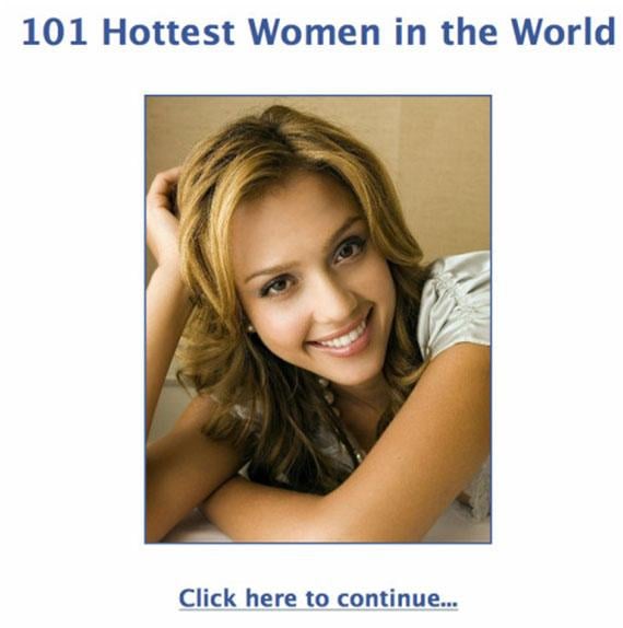 Użytkownicy Facebooka zaatakowani przez 101 najgorętszych kobiet