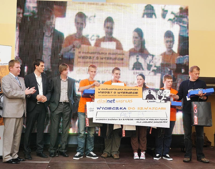 “AltF4” z Gimnazjum w Kolnie i “EjTyNoprzecieżToProste” z I LO w Legnicy Mistrzami Internetu 2010