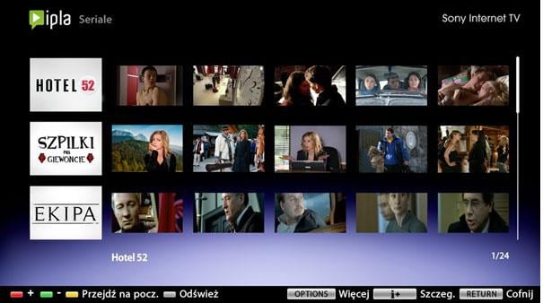 Sony + ipla = filmy na PS3, Bravii i odtwarzaczach