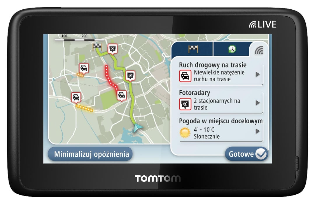 TomTom HD Traffic w czasie rzeczywistym
