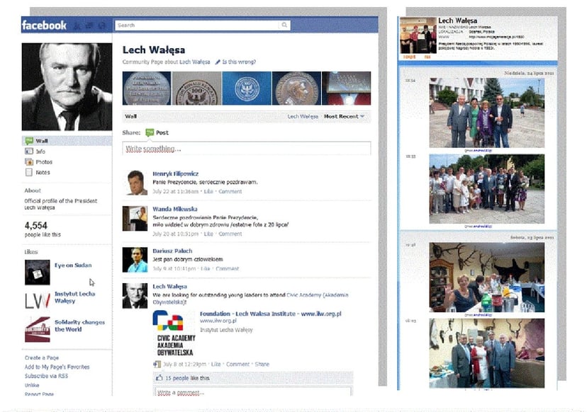Byli prezydenci aktywni w internecie
