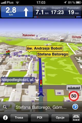 AutoMapa iOS 2.0 dostępna w AppStore