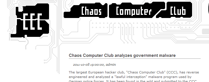 R2D2 szpieguje dla niemieckiego rządu