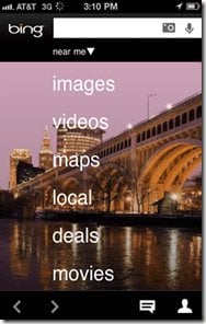 Mobilny Bing stawia na HTML5