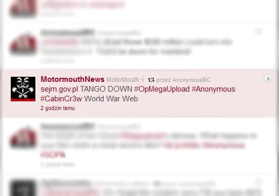 Anonimowi zaatakowali polski rząd! (Aktualizacja!)