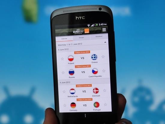 Premiera oficjalnej aplikacji mobilnej UEFA Euro 2012