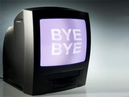 Przykra emerytura kineskopowego telewizora