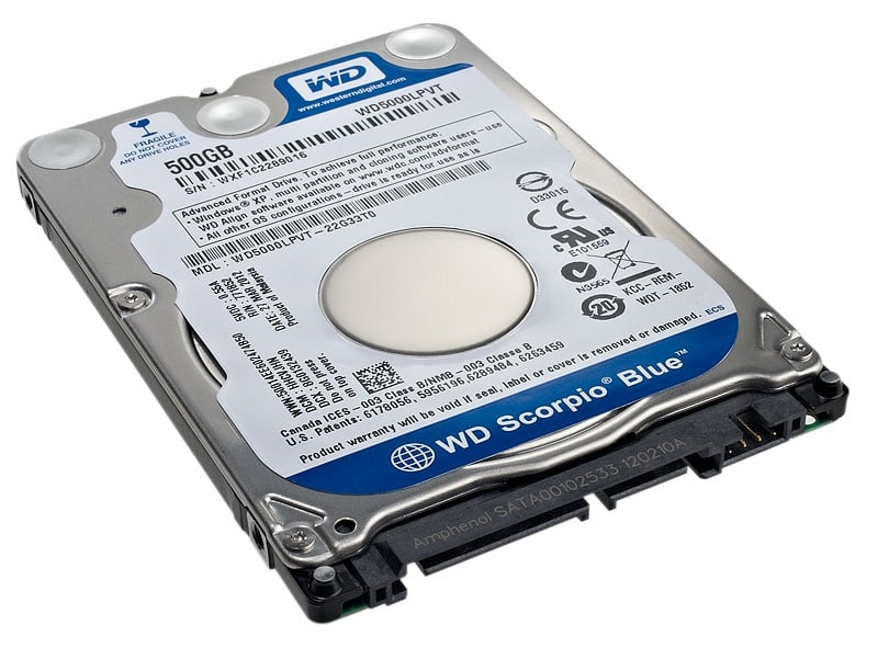 WD Scorpio Blue WD5000LPVT 500 GB – 500 GB do ultrabooka