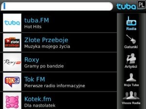Tuba.FM nareszcie dla BlackBerry!