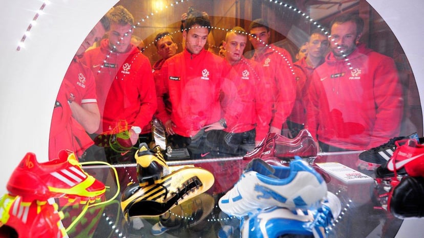 Reprezentacja Polski na EURO 2012 zwiedziła Wielką Wystawę Piłkarską!