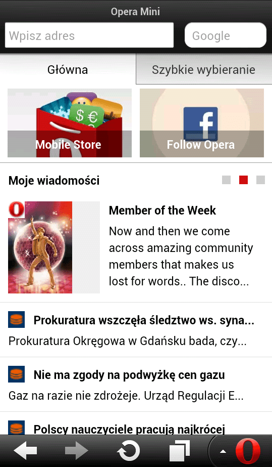 Nowa Opera Mini dla Androida z funkcją Smart Page już do pobrania!