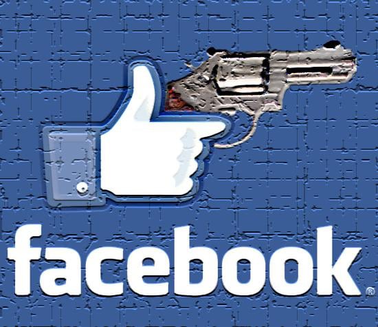 Co robisz, gdy masz lufę przystawioną do skroni? Piszesz o tym na Facebooku