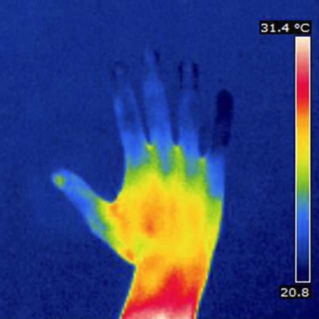 Soczewki kontaktowe z podglądem termowizyjnym