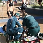 Triathlonistka została ranna w wyniku upadku drona