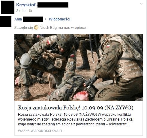 Rosja zaatakowała Polskę?