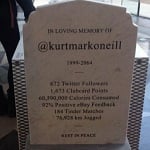 Nagrobki przyszłości niczym statystyki z portali społecznościowych