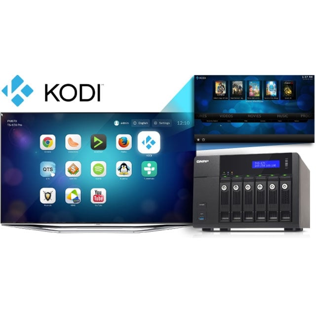 NAS-y QNAP oficjalnie obsługują Kodi