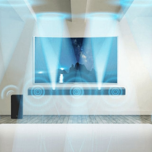 Bezprzewodowy soundbar z dźwiękiem Dolby Atmos
