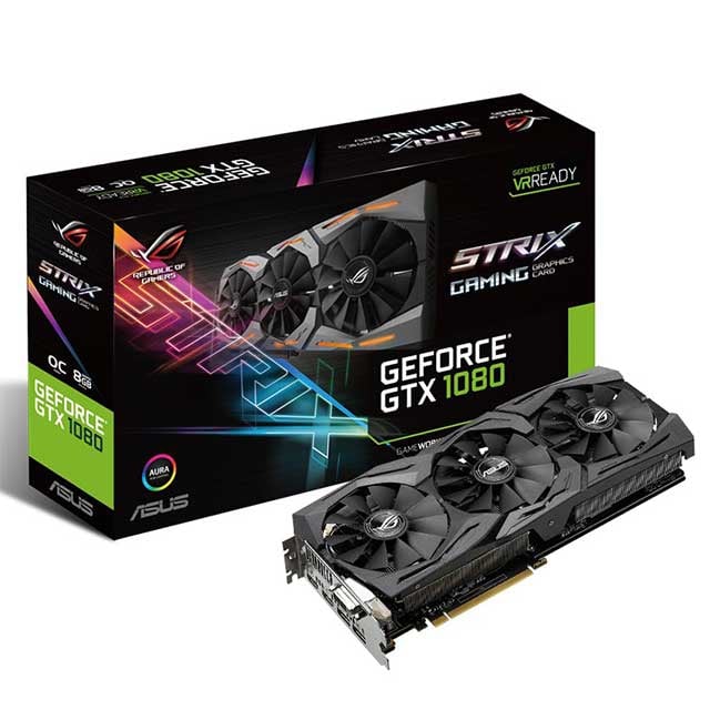 Asus pokazał kartę graficzną ROG Strix GeForce GTX 1080