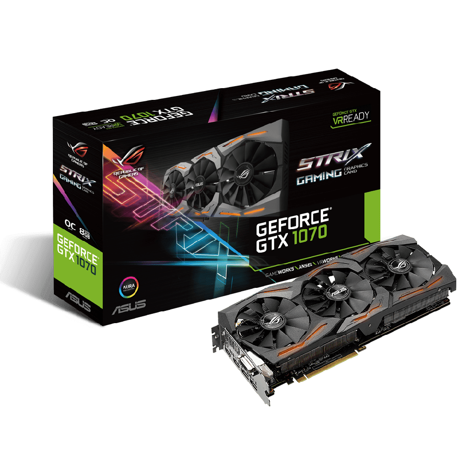 Asus prezentuje Asus ROG Strix GeForce GTX 1070
