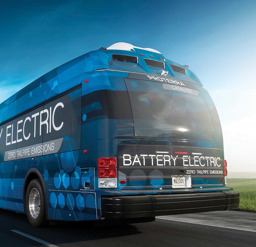 Elektryczny autobus Proterra przejedzie ponad 500km bez ładowania!