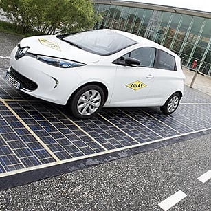 Pierwsza droga z wbudowaną “elektrownią słoneczną” otwarta we Francji!