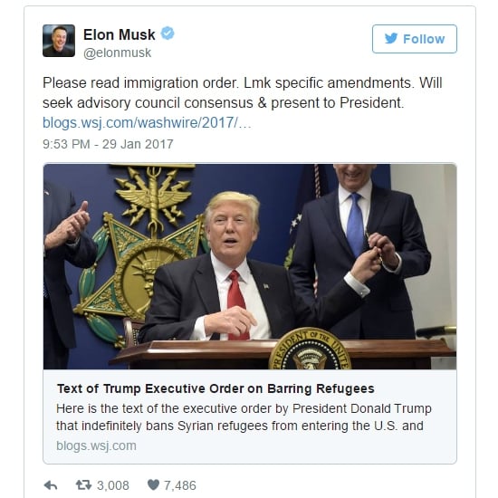 Elon Musk rusza na ratunek prezydentowi USA